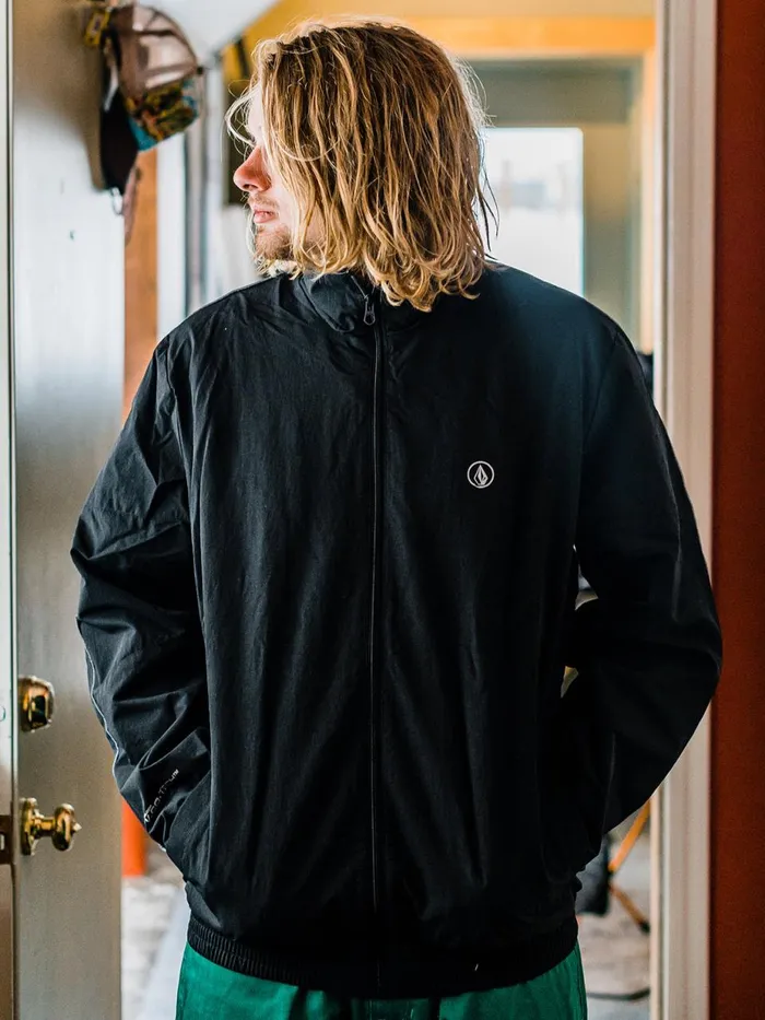 Mens Jackets Volcom Ermont Light Jacket 8211 Black