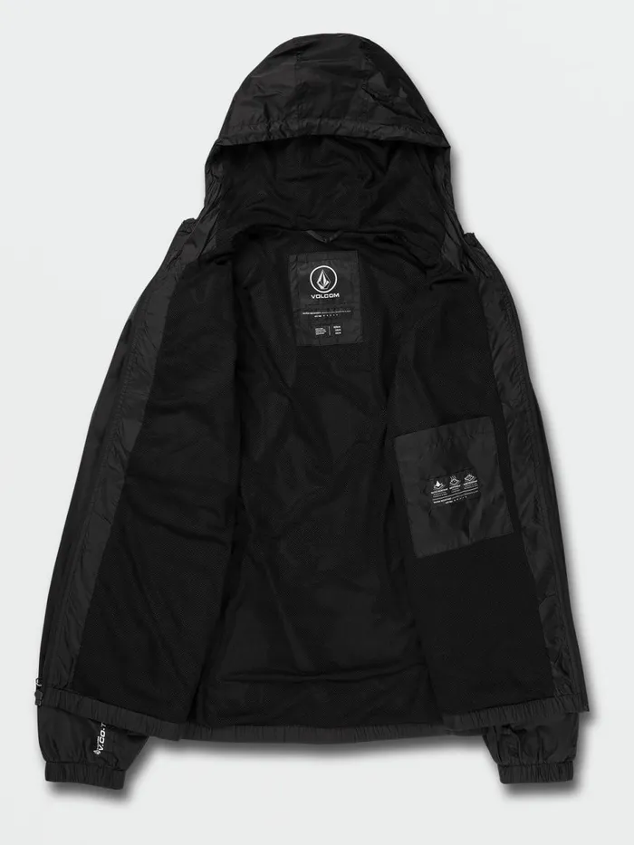Mens Jackets Volcom Ermont Light Jacket 8211 Black