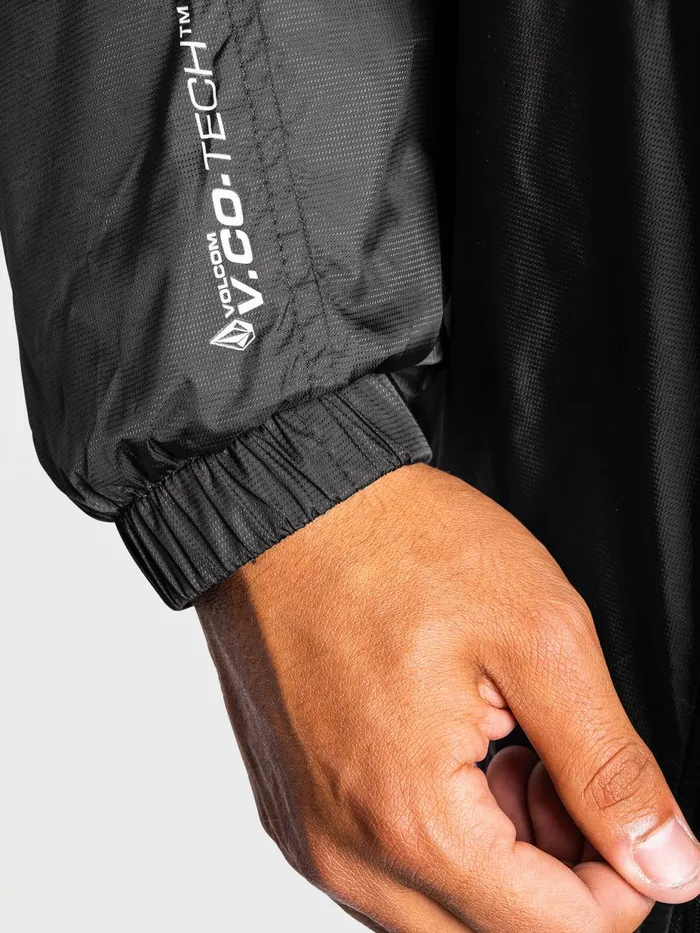 Mens Jackets Volcom Ermont Light Jacket 8211 Black