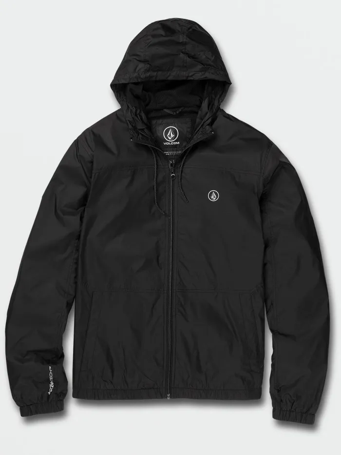 Mens Jackets Volcom Ermont Light Jacket 8211 Black