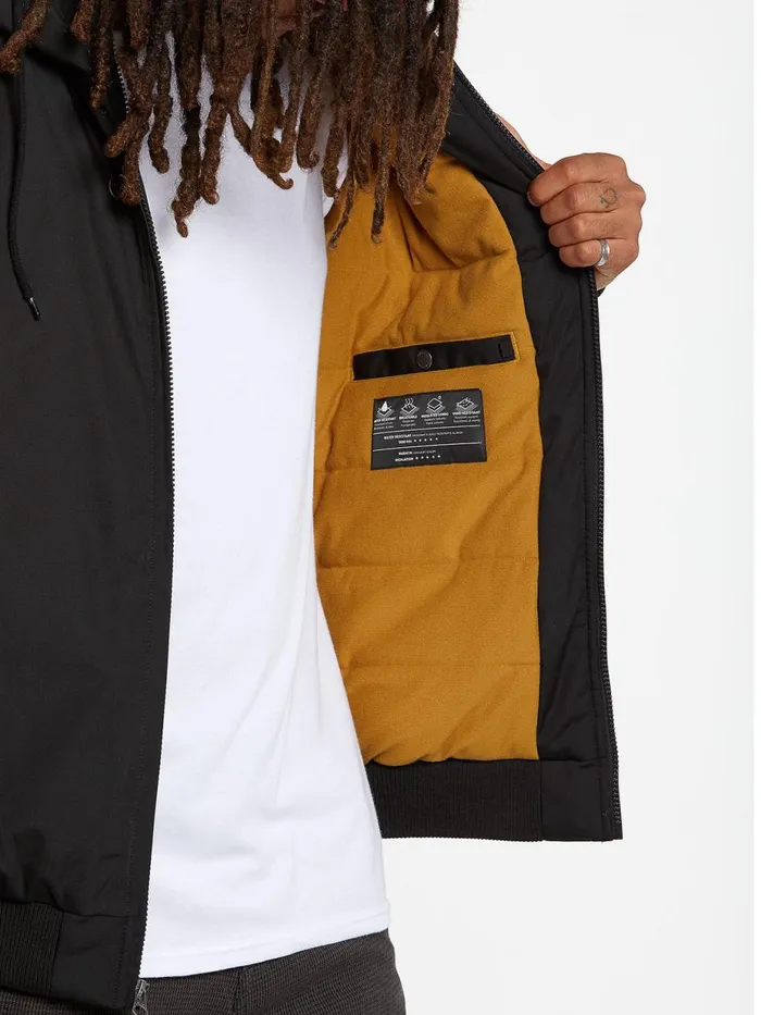 Mens Jackets Volcom Hernan 5K Jacket 8211 Black