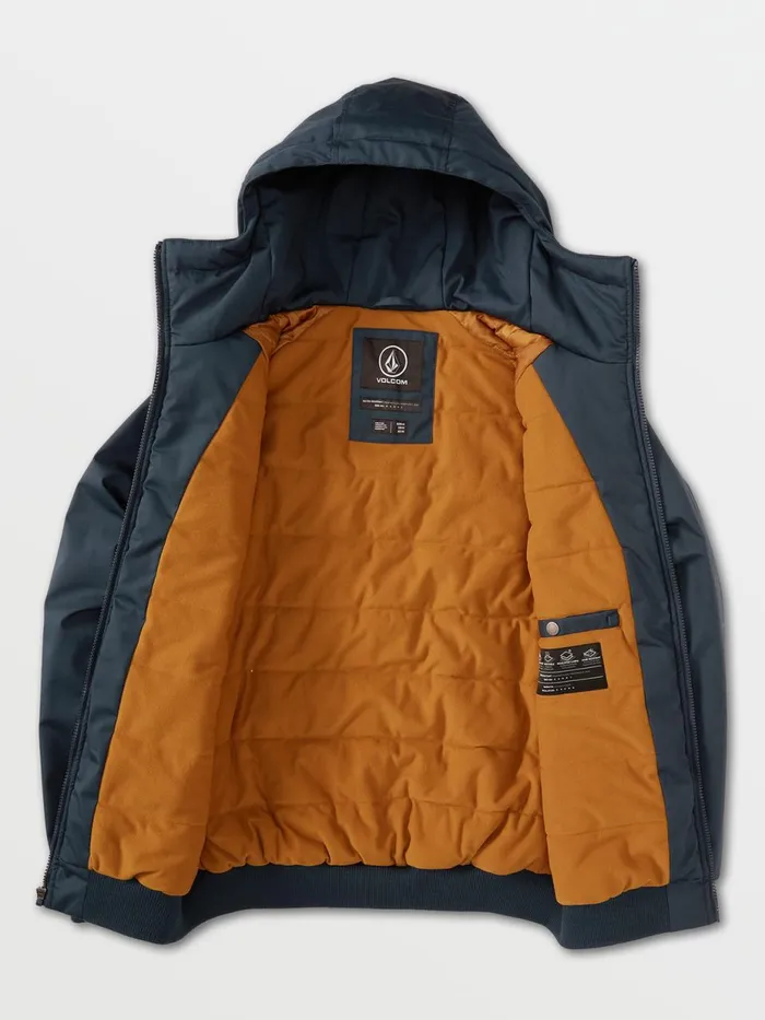 Mens Jackets Volcom Hernan 5K Jacket 8211 Navy