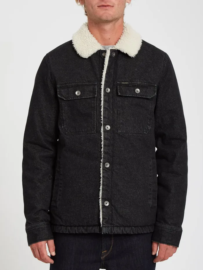 Mens Jackets Volcom Keaton Jacket 8211 Black Combo