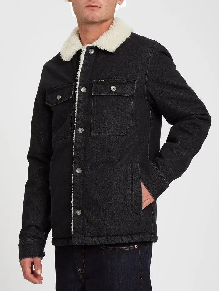 Mens Jackets Volcom Keaton Jacket 8211 Black Combo Mens Jackets Volcom Keaton Jacket 8211 Black Combo