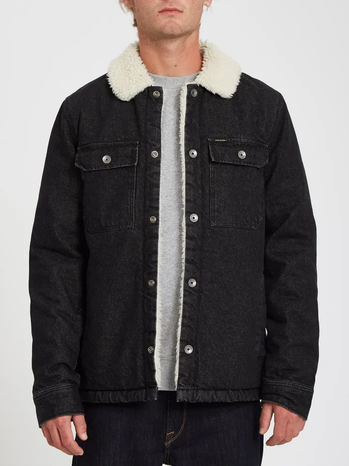 Mens Jackets Volcom Keaton Jacket 8211 Black Combo Mens Jackets Volcom Keaton Jacket 8211 Black Combo
