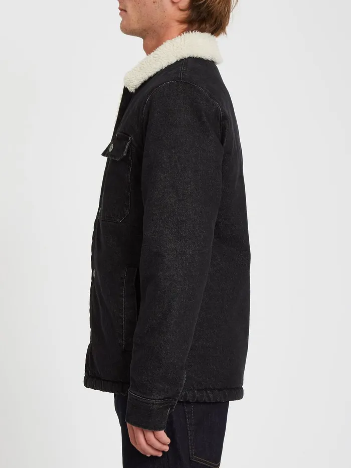 Mens Jackets Volcom Keaton Jacket 8211 Black Combo Mens Jackets Volcom Keaton Jacket 8211 Black Combo