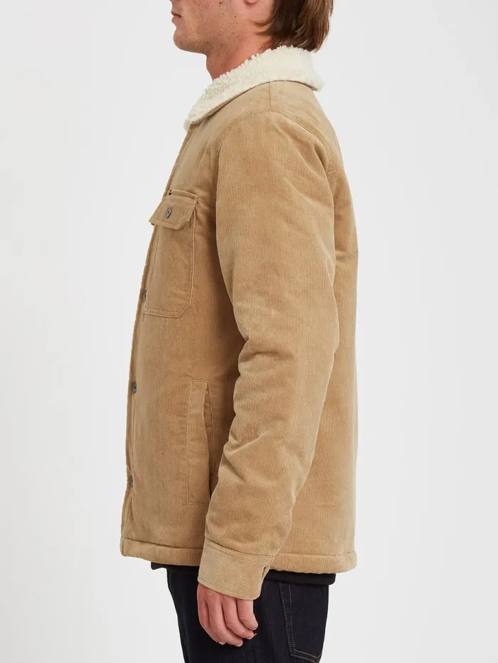 Mens Jackets Volcom KEATON JACKET 8211 DARK KHAKI Mens Jackets Volcom KEATON JACKET 8211 DARK KHAKI