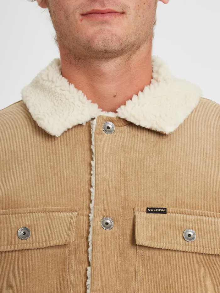 Mens Jackets Volcom KEATON JACKET 8211 DARK KHAKI Mens Jackets Volcom KEATON JACKET 8211 DARK KHAKI