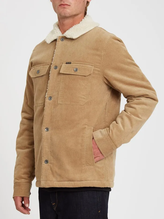 Mens Jackets Volcom KEATON JACKET 8211 DARK KHAKI Mens Jackets Volcom KEATON JACKET 8211 DARK KHAKI