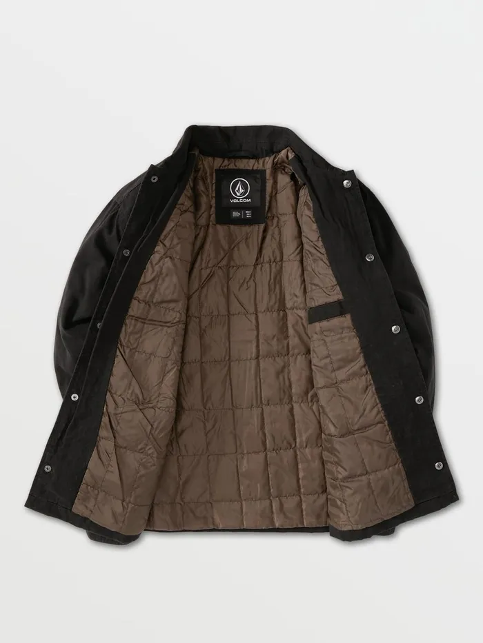 Mens Jackets Volcom Larkin Jacket 8211 Black