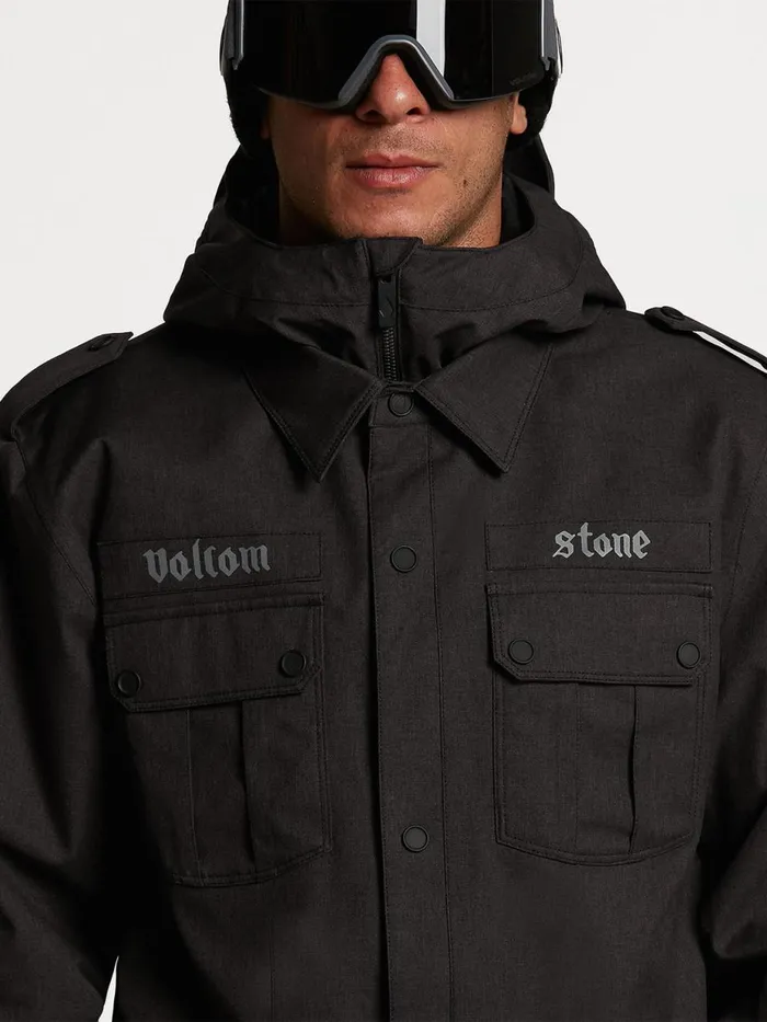 Mens Jackets Volcom Mens Creedle2Stone Jacket 8211 Army 2020