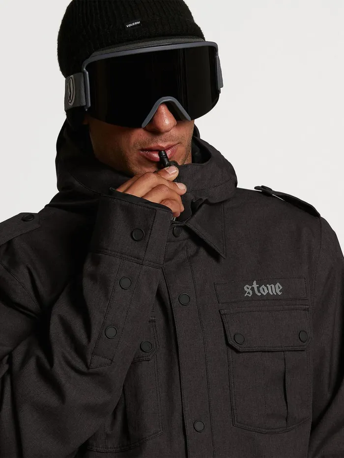 Mens Jackets Volcom Mens Creedle2Stone Jacket 8211 Army 2020