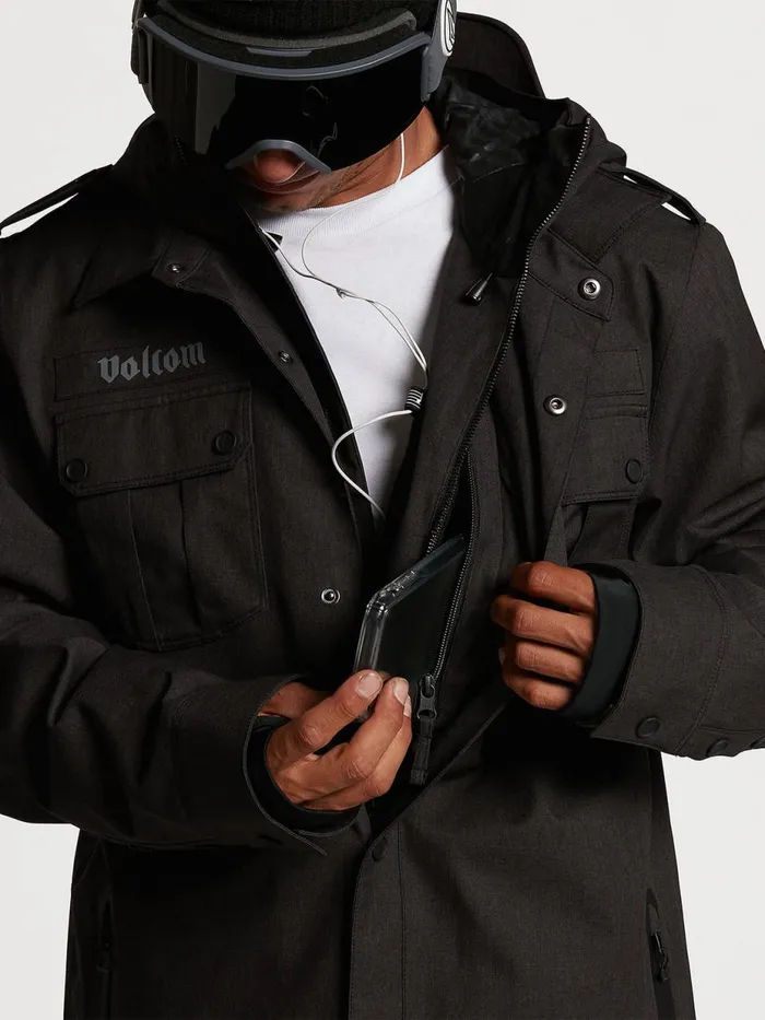 Mens Jackets Volcom Mens Creedle2Stone Jacket 8211 Army 2020