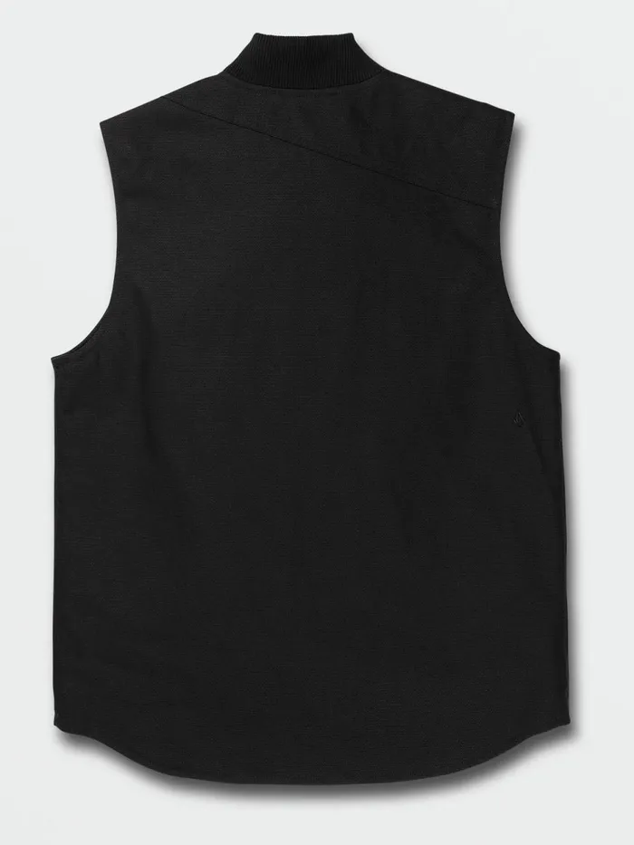 Mens Jackets Volcom Skate Vitals Collin Provost Vest 8211 Black