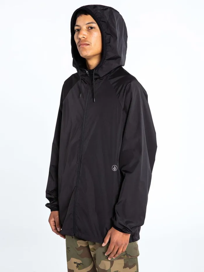 Mens Jackets Volcom Stone Lite Jacket 8211 Black