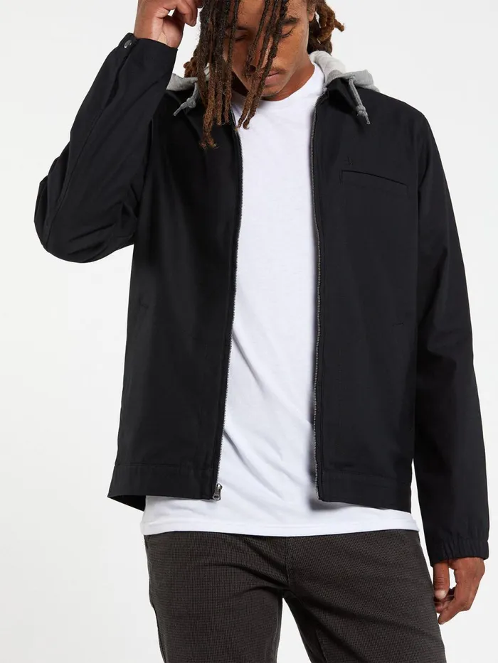 Mens Jackets Volcom Warren Jacket 8211 Black