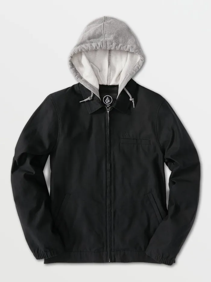 Mens Jackets Volcom Warren Jacket 8211 Black