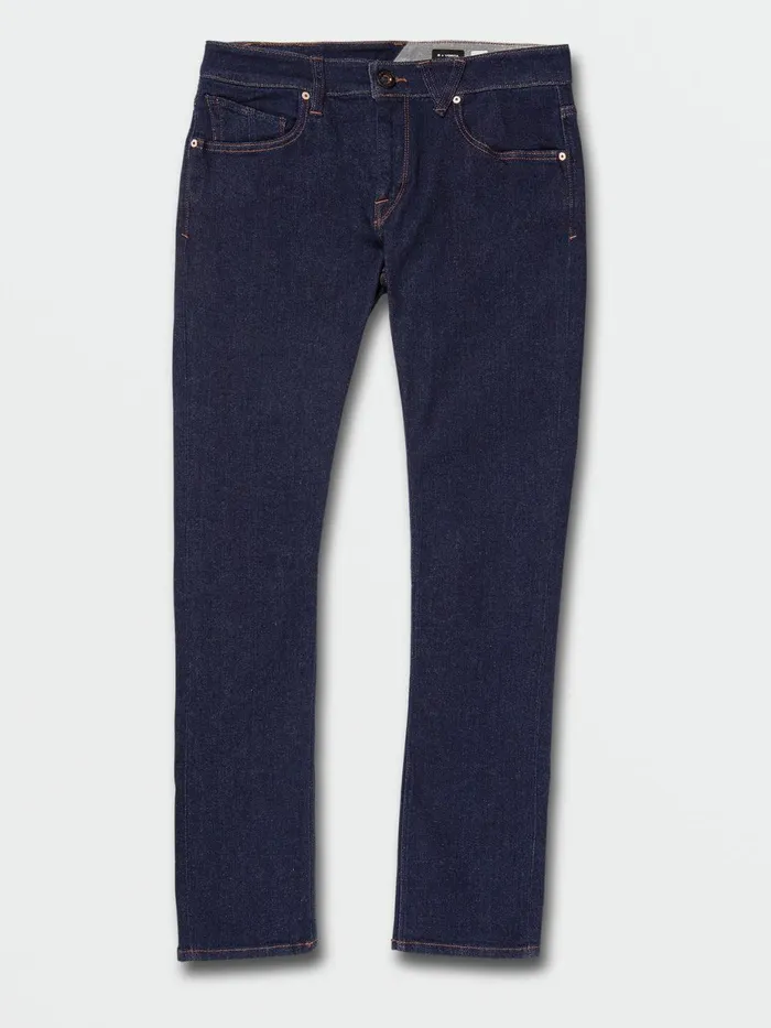 Mens Jeans Volcom 2 X Vorta Tapered Fit Jeans 8211 Distilled Rinse