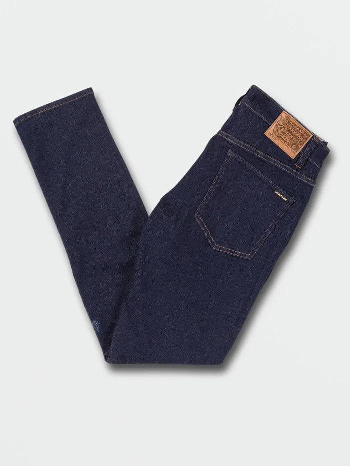 Mens Jeans Volcom 2 X Vorta Tapered Fit Jeans 8211 Distilled Rinse