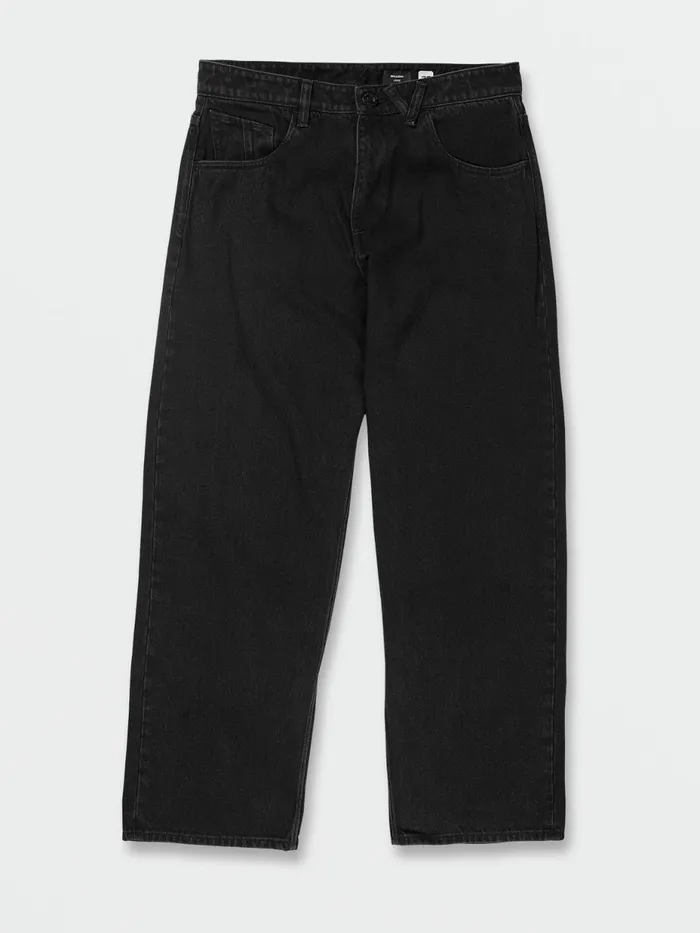 Mens Jeans Volcom Billow Loose Tapered Fit Jeans 8211 Black
