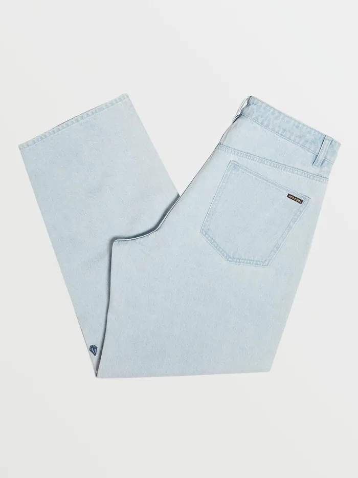 Mens Jeans Volcom Billow Loose Tapered Fit Jeans 8211 Light Blue