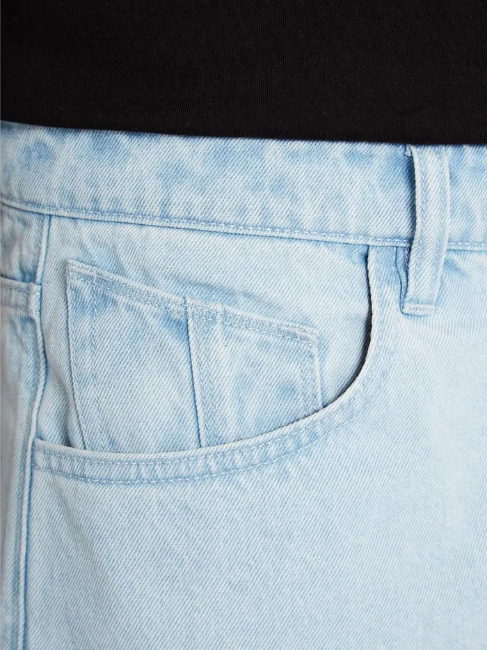 Mens Jeans Volcom Billow Loose Tapered Fit Jeans 8211 Light Blue