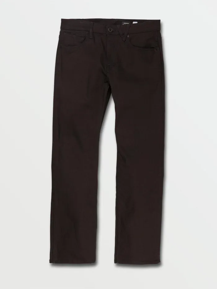Mens Jeans Volcom Modown Relaxed Fit Jeans 8211 Black On Black