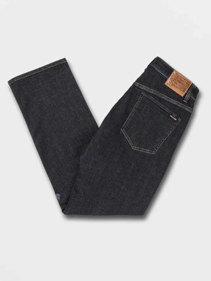 Mens Jeans Volcom Modown Relaxed Fit Jeans 8211 Dirty Vintage Indigo
