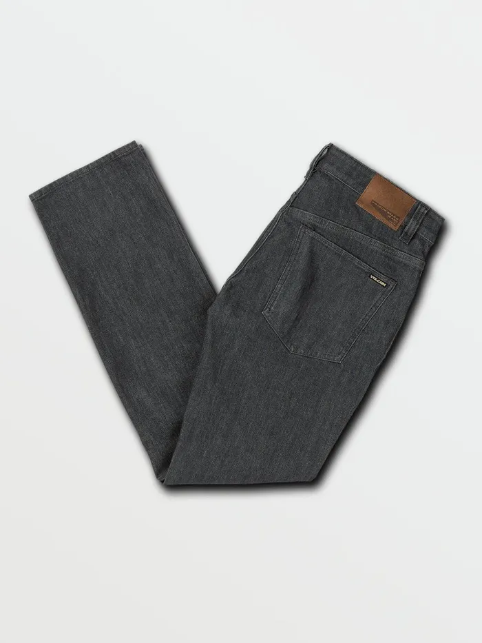 Mens Jeans Volcom Solver Modern Fit Jeans 8211 Dark Grey