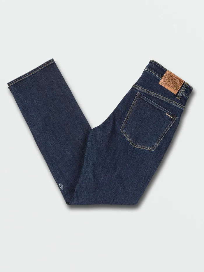 Mens Jeans Volcom Solver Modern Fit Jeans 8211 Dirty Med Blue