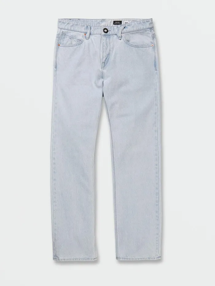 Mens Jeans Volcom Solver Modern Fit Jeans 8211 Light Blue