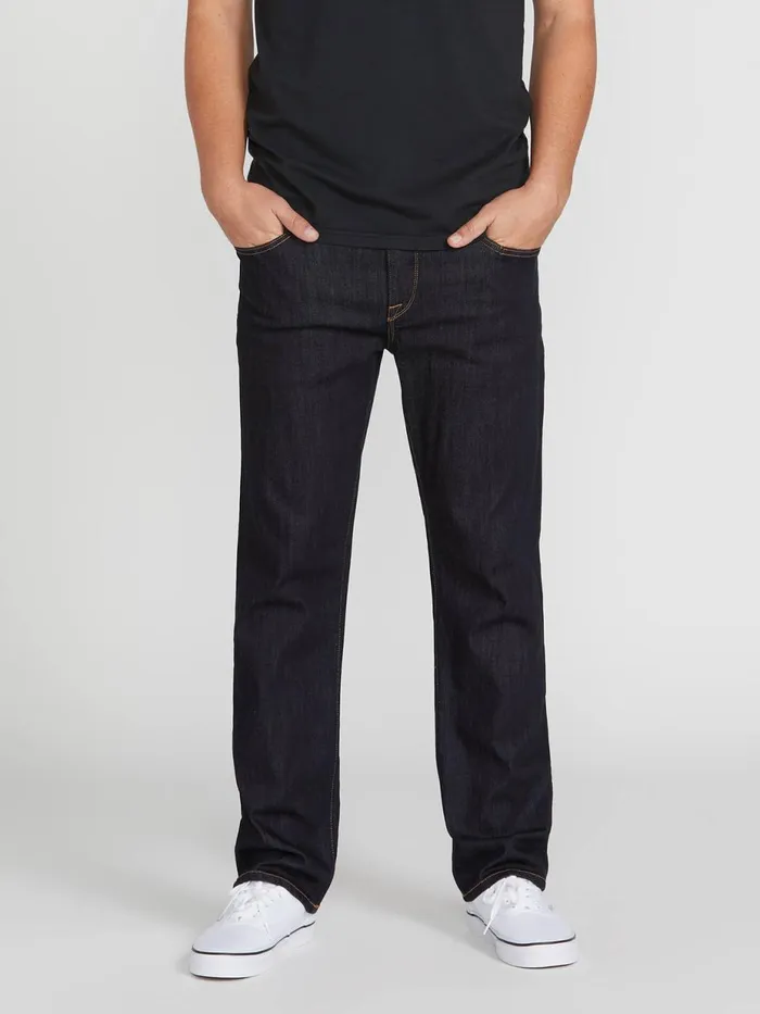 Mens Jeans Volcom Solver Modern Fit Jeans 8211 Rinse