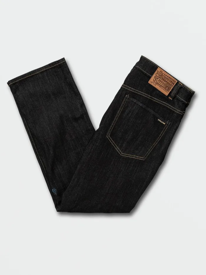 Mens Jeans Volcom Solver Modern Fit Jeans 8211 Rinse