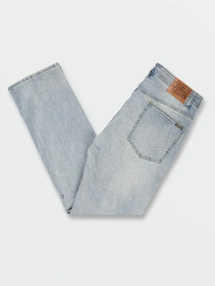 Mens Jeans Volcom Solver Modern Fit Jeans 8211 Worker Indigo Vintage