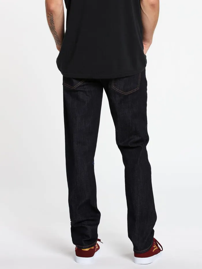Mens Jeans Volcom Vorta Slim Fit Jeans 8211 Rinse
