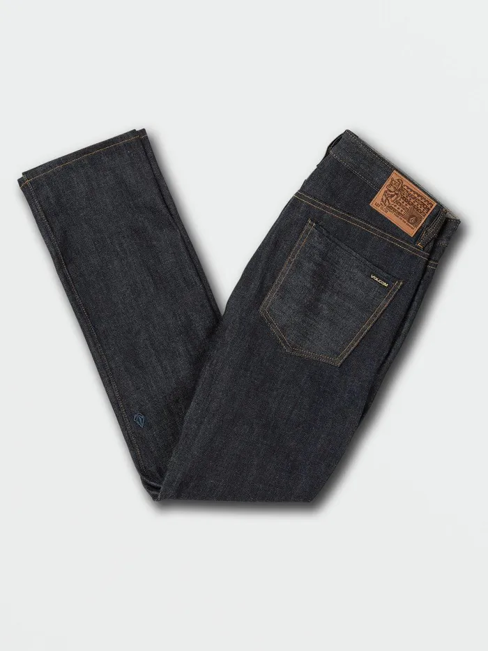 Mens Jeans Volcom Vorta Slim Fit Jeans 8211 Rinse