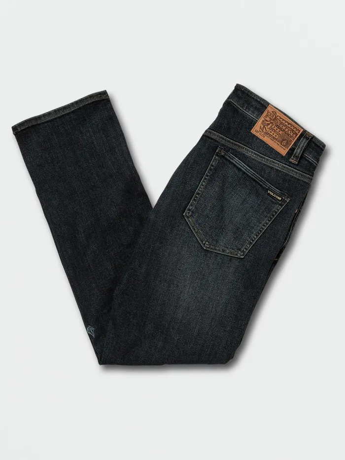 Mens Jeans Volcom Vorta Slim Fit Jeans 8211 Vintage Blue