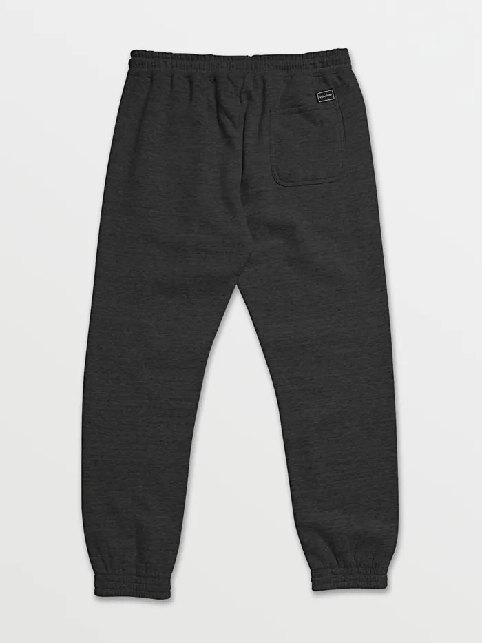 Mens Pants Volcom Foreman Fleece Pants 8211 Sulfur Black