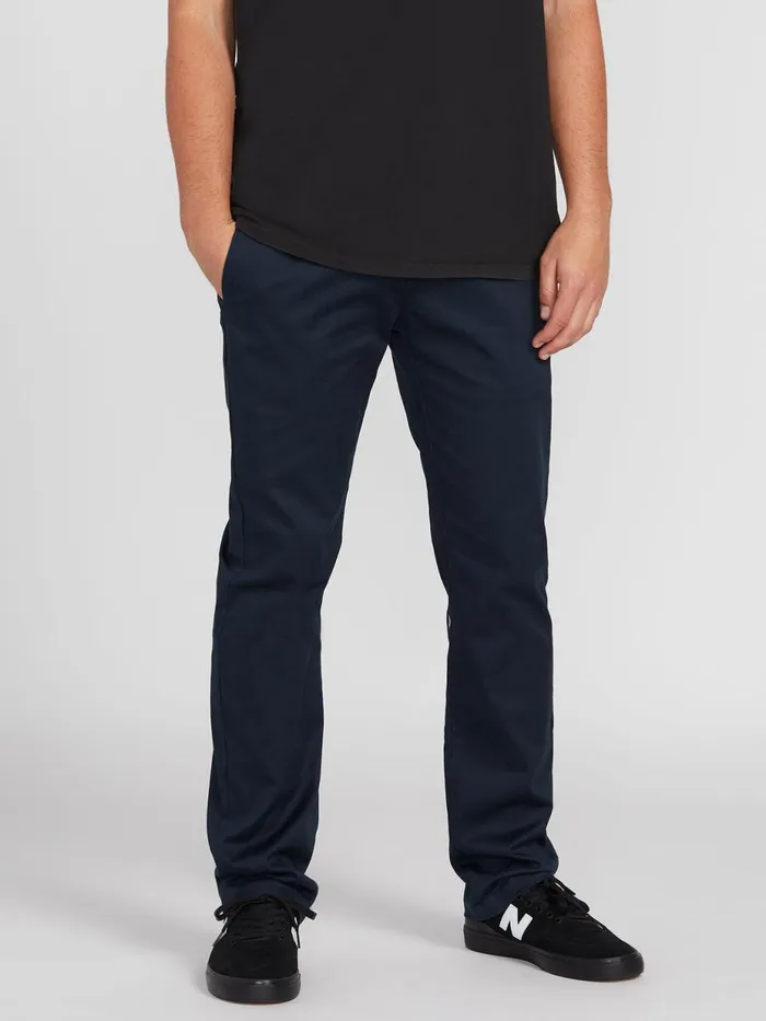 Mens Pants Volcom Frickin Modern Stretch Pants 8211 Dark Navy