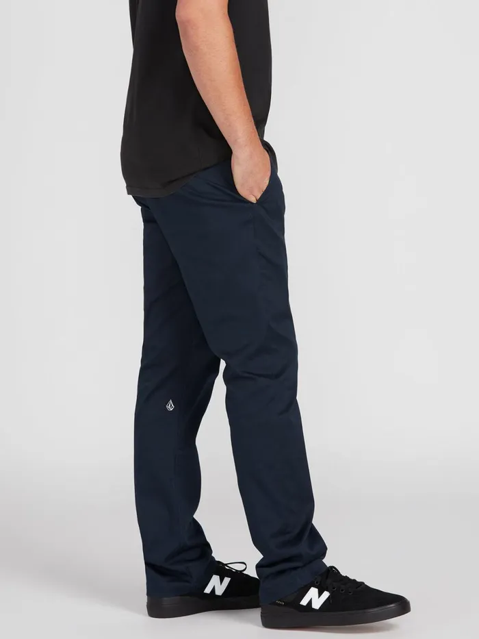 Mens Pants Volcom Frickin Modern Stretch Pants 8211 Dark Navy