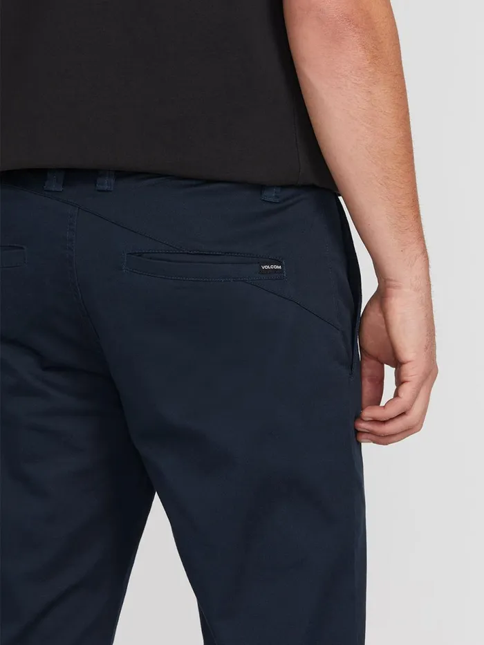 Mens Pants Volcom Frickin Modern Stretch Pants 8211 Dark Navy