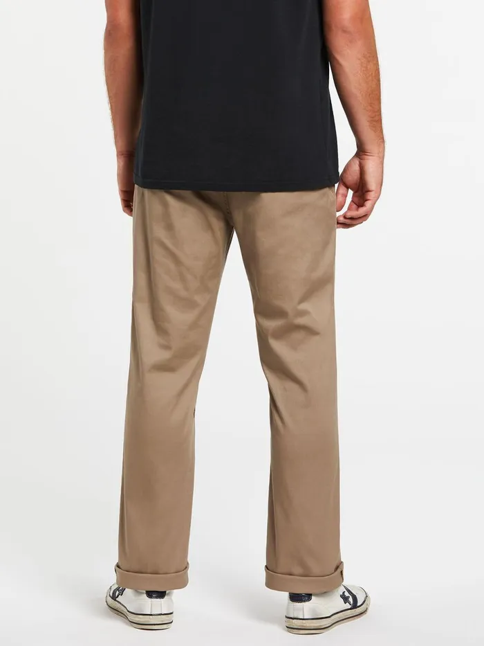 Mens Pants Volcom Frickin Modern Stretch Pants 8211 Khaki