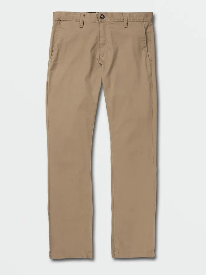 Mens Pants Volcom Frickin Modern Stretch Pants 8211 Khaki