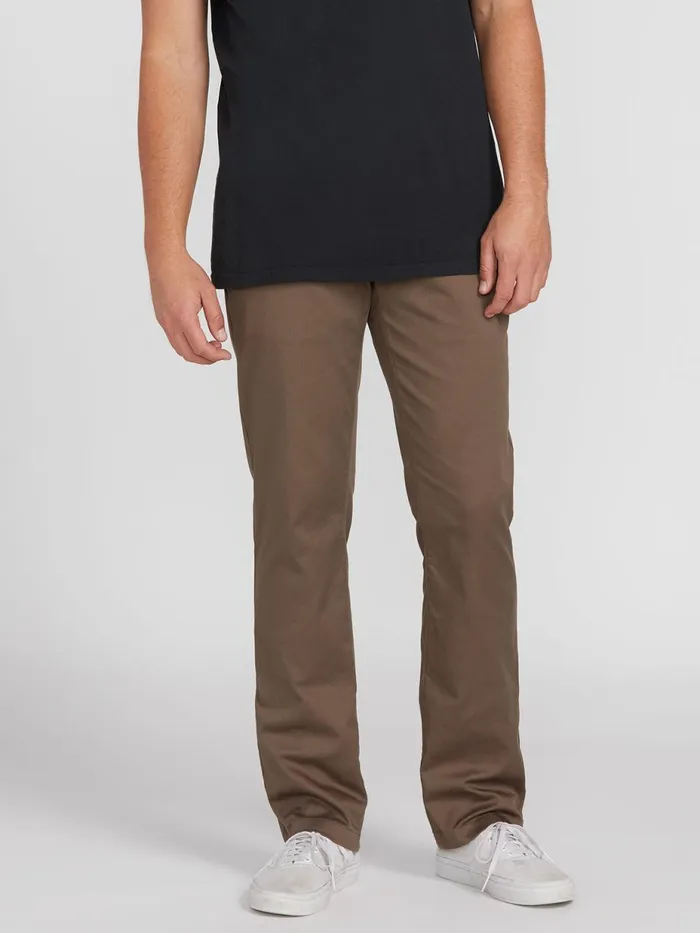 Mens Pants Volcom Frickin Modern Stretch Pants 8211 Mushroom