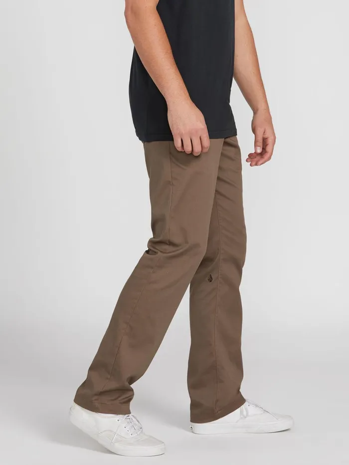 Mens Pants Volcom Frickin Modern Stretch Pants 8211 Mushroom