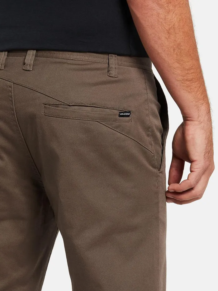 Mens Pants Volcom Frickin Modern Stretch Pants 8211 Mushroom