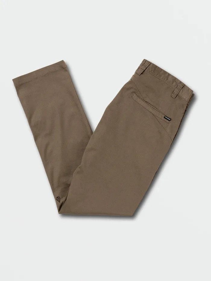 Mens Pants Volcom Frickin Modern Stretch Pants 8211 Mushroom