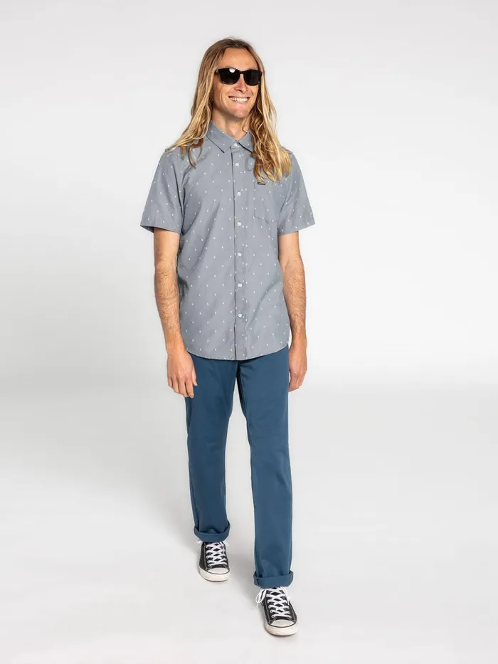 Mens Pants Volcom Frickin Modern Stretch Pants 8211 Smokey Blue
