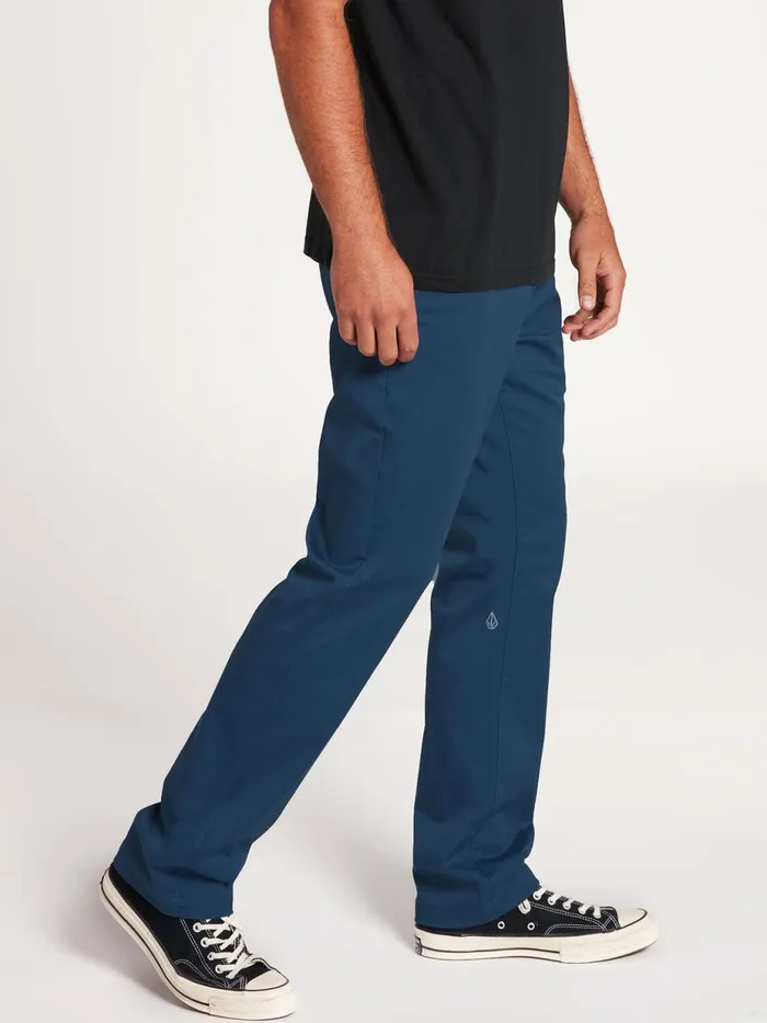 Mens Pants Volcom Frickin Modern Stretch Pants 8211 Smokey Blue