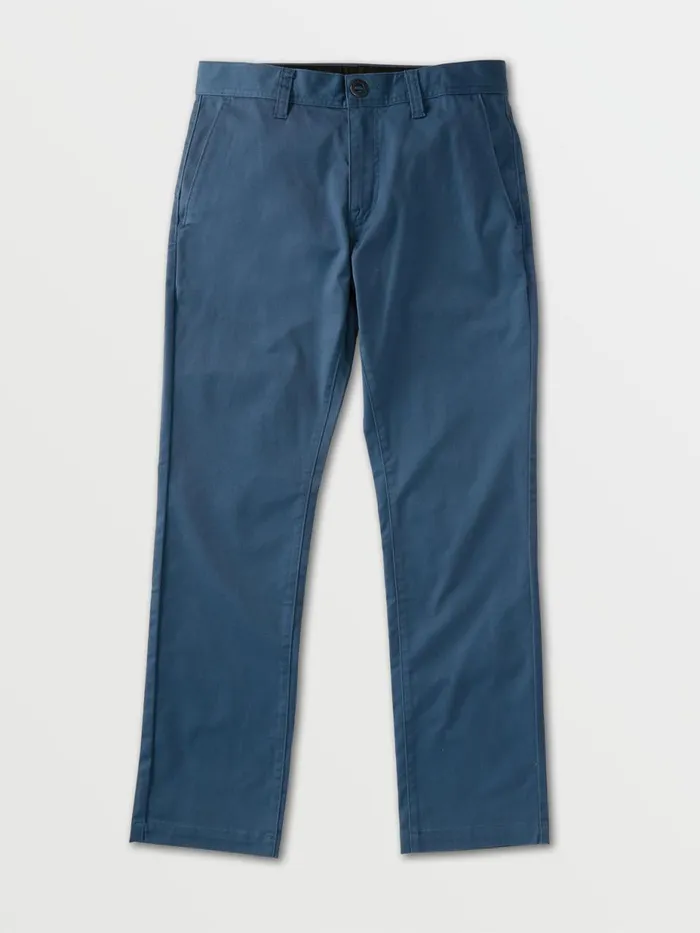 Mens Pants Volcom Frickin Modern Stretch Pants 8211 Smokey Blue